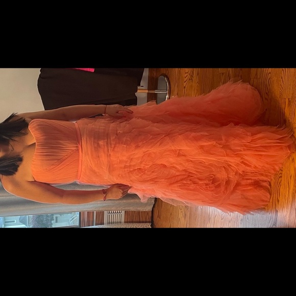 Marchesa Notte Ruffle Gown - Picture 2 of 2